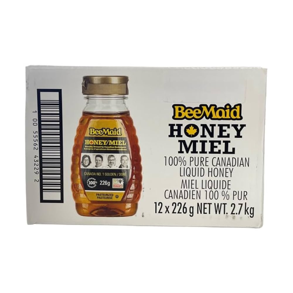 Amazon | 【 コストコ 】BeeMaid Honey Miel ハチミツ 226g×12個